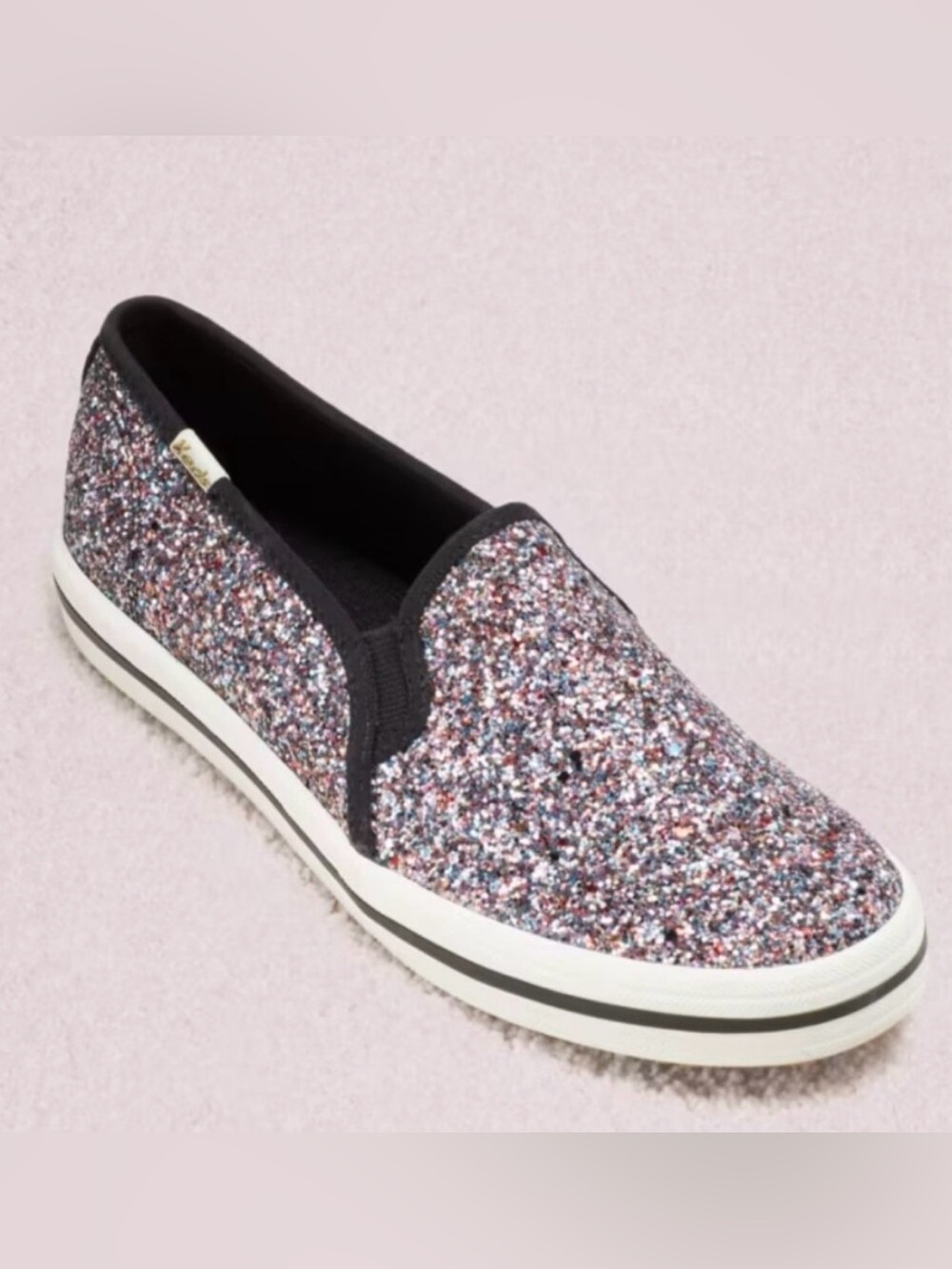 Keds x kate spade Multicolor Glitter Slip-On Mules